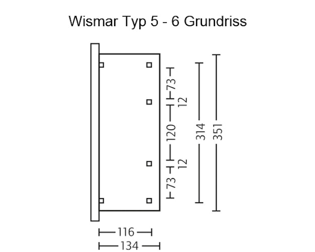 Skan Holz Walmdach Vordach Doppeltür Wismar