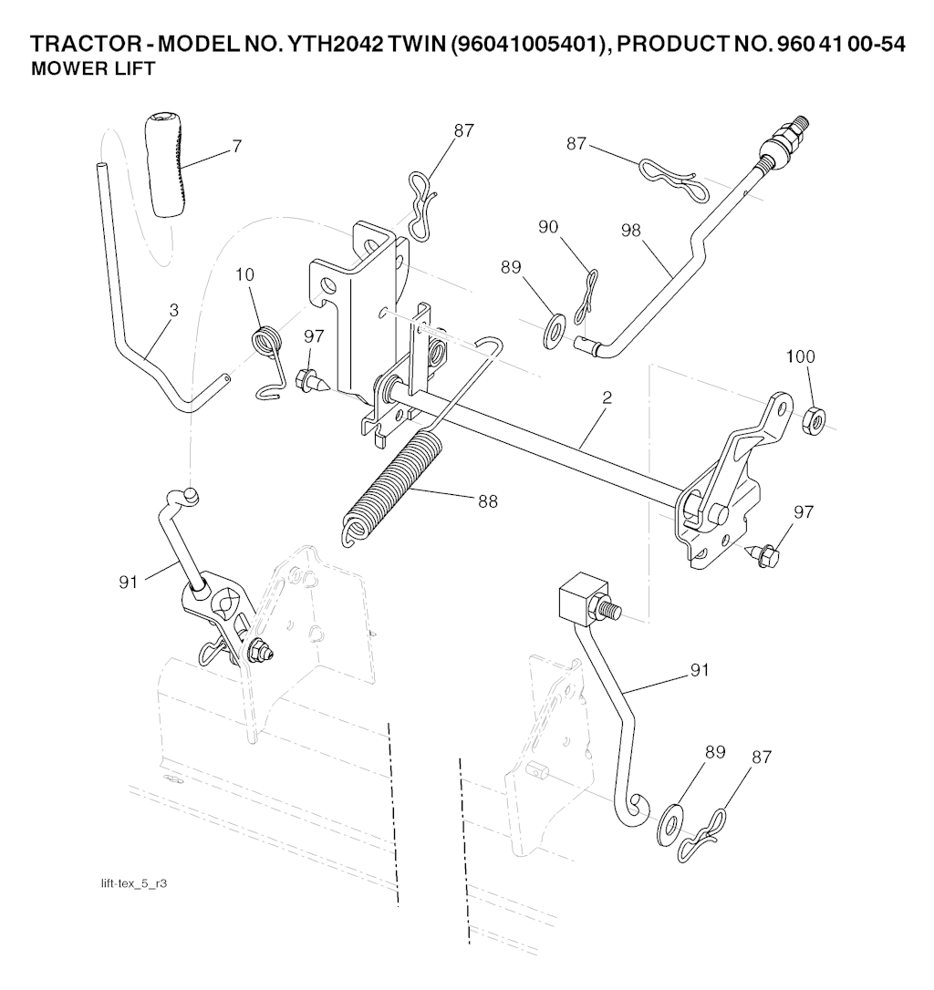 Explosionszeichnung Ersatzteile