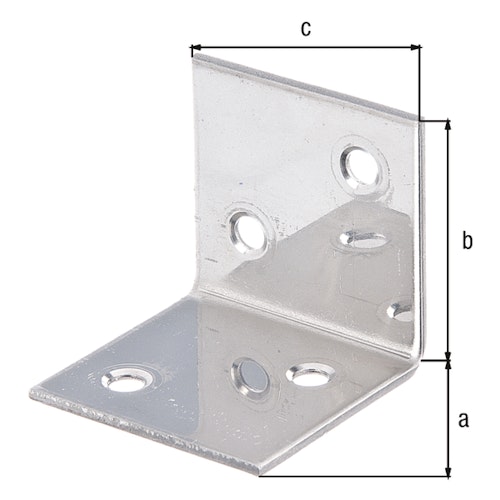 Breitwinkel rostfrei 40x40x40x2,0 mm