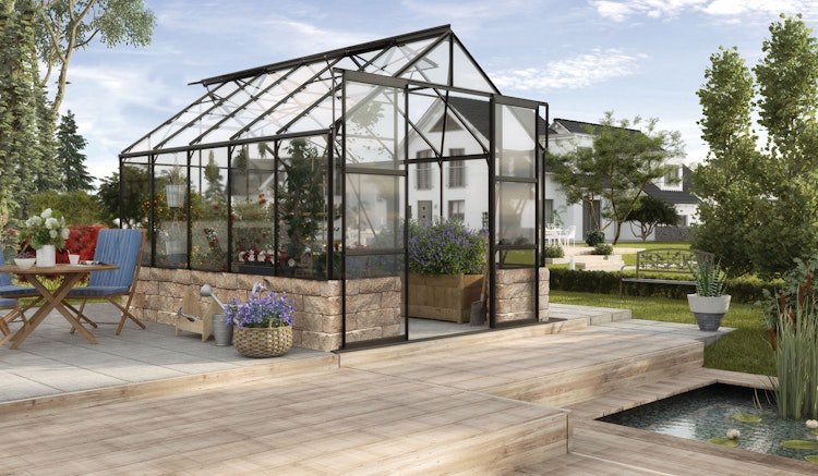 Vitavia Gewächshaus Cassandra 8300 inkl. 4 Dachfenstern - 8,3 m²