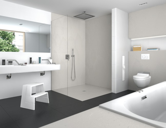 wedi Top Wall M-Oberfläche versch. Ausführungen Sahara Beige 2500mm x 900mm x 6mm