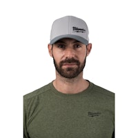 Milwaukee BCPGR-S/M Performance Baseball Kappe grau Größe S/M mit UV-Schutz 4932493101