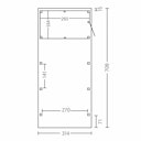 Vorschaubild Skan Holz Carport Friesland 314x708 cm inkl. Abstellraum Sparset 2