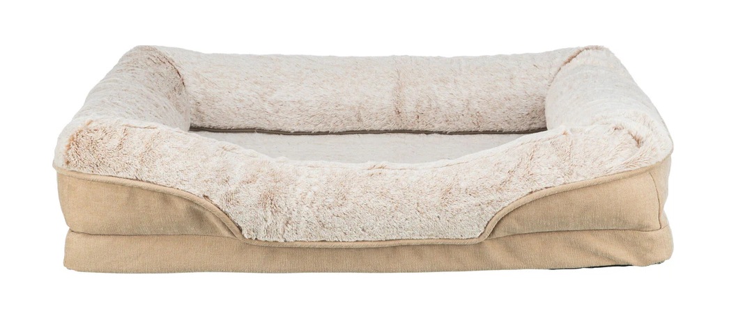 Thumbnail - TRIXIE Vital Bett Lino Soft, eckig, 110 × 75 cm, beige
