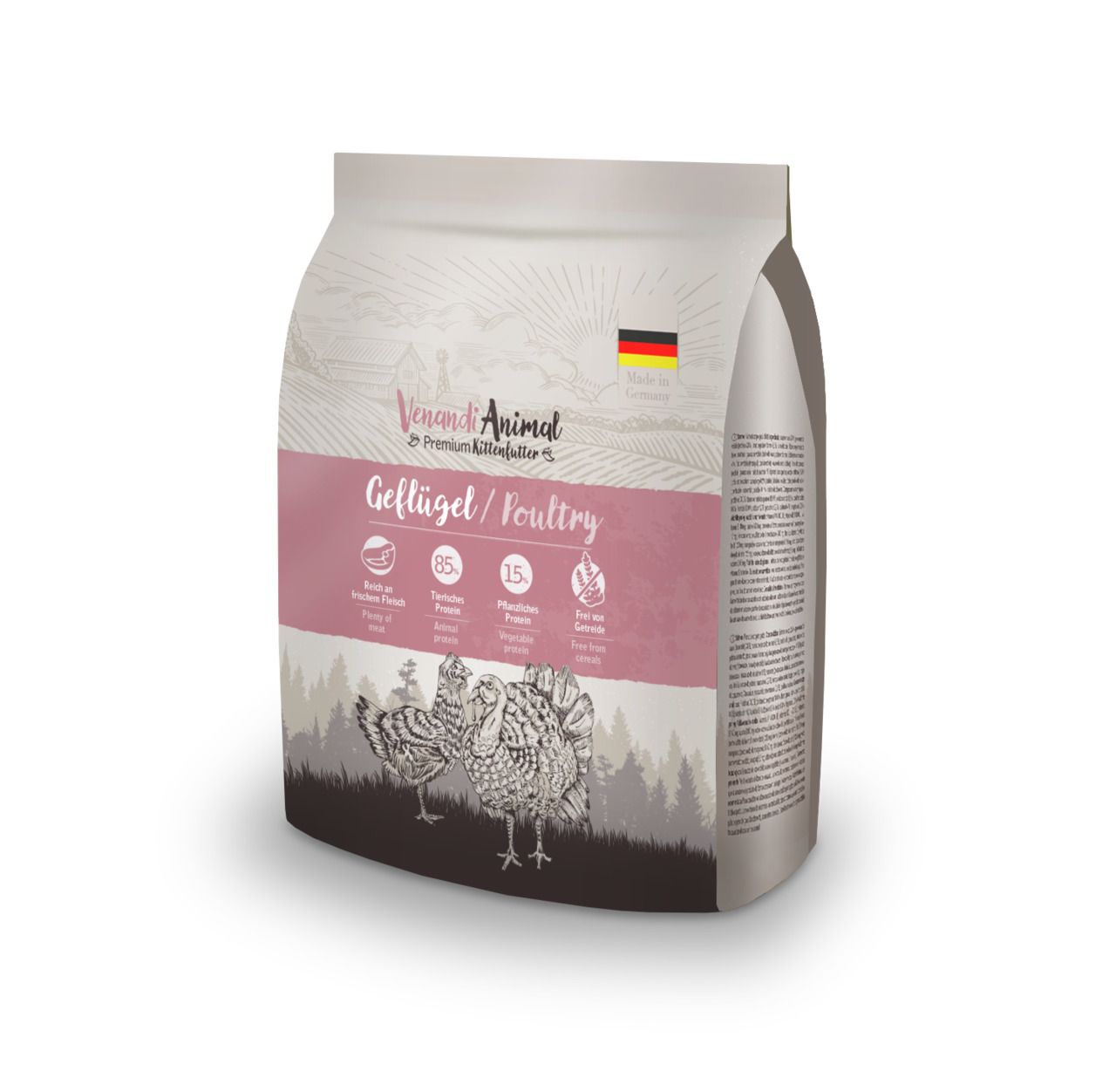 VenandiAnimal Kitten Katzentrockenfutter
