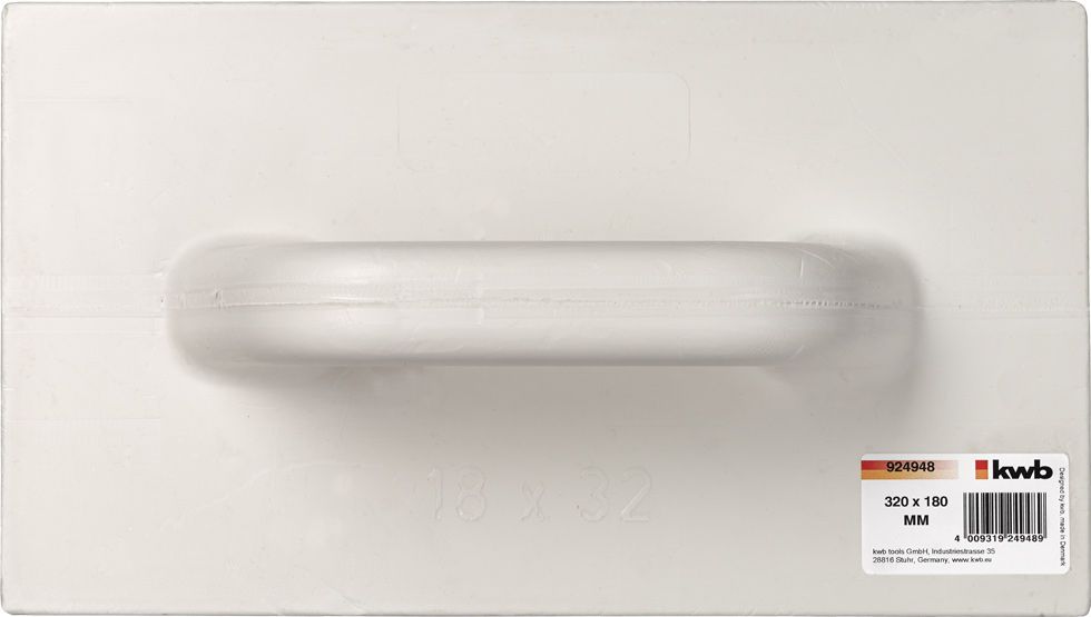kwb Reibebrett Kunststoff 180x320 924948