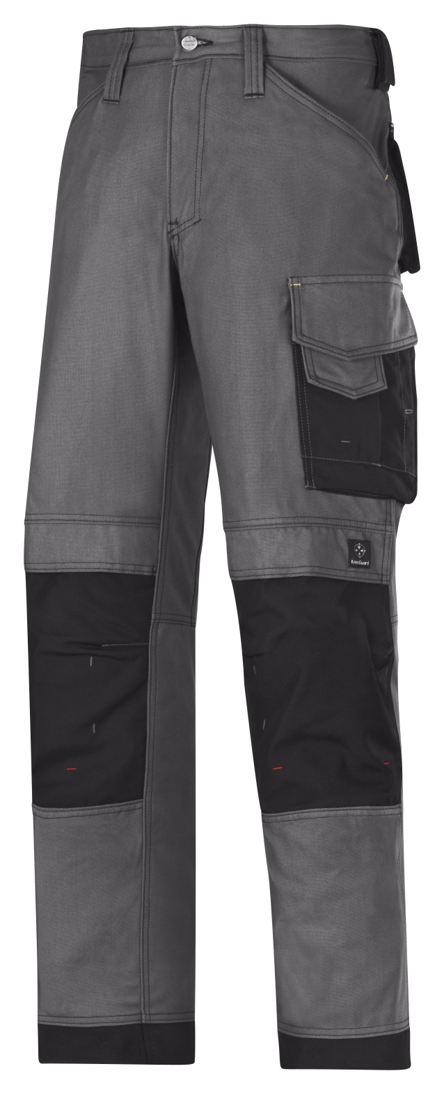 Snickers 3314 Canvas+™ Bundhose-stahlgrau-schwarz 5804-56