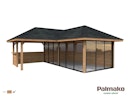 Vorschaubild Palmako Pavillon Bianca 24,9 m² Set 223 Slide