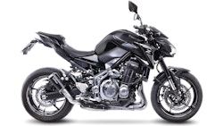 LeoVince SLIP-ON Edelstahl SBK LV-10 Schwarz für KAWASAKI Z 900/A2