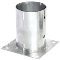 Alberts® Rundpfosten-Aufschraubhülse 150mm für verschiedene Pfostenstärken
