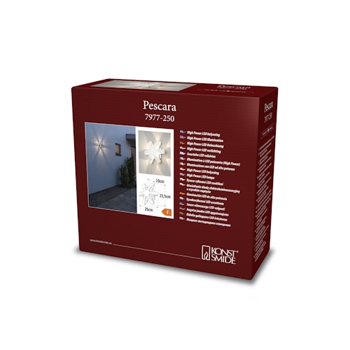 Konstsmide Wandleuchte Pescara, versch. Farben