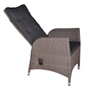Vorschaubild Garden Pleasure Gartenmöbel Set BRAGA 02, Tisch 220 x 100 + 8 Sessel, Polyrattan / Akazie / Kissen 100 % Polyester