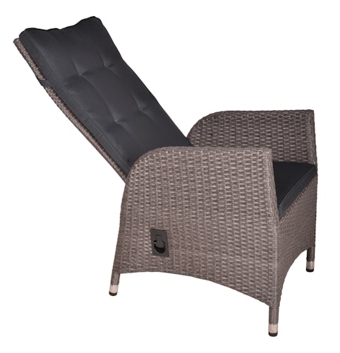 Garden Pleasure Gartenmöbel Set BRAGA 02, Tisch 220 x 100 + 8 Sessel, Polyrattan / Akazie / Kissen 100 % Polyester