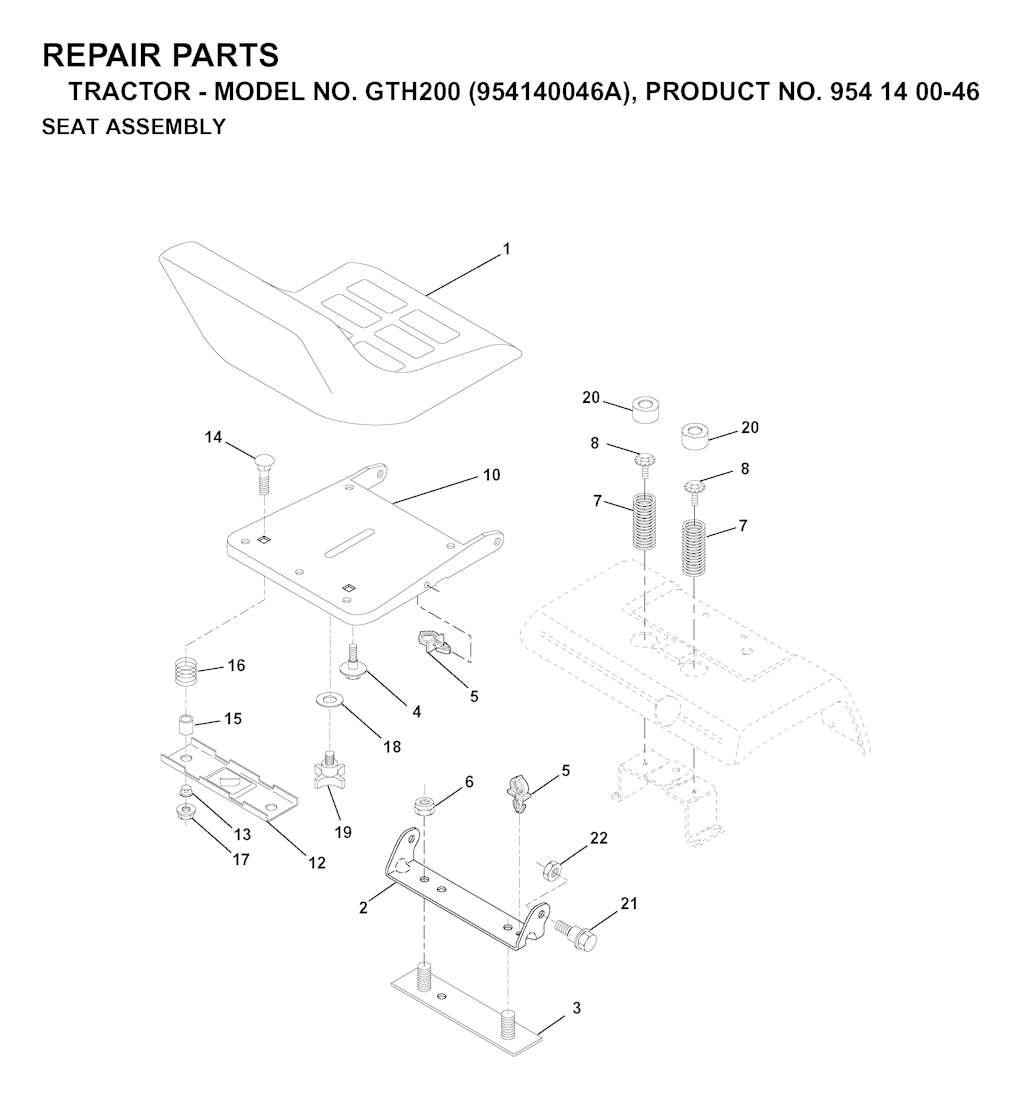 Explosionszeichnung Ersatzteile