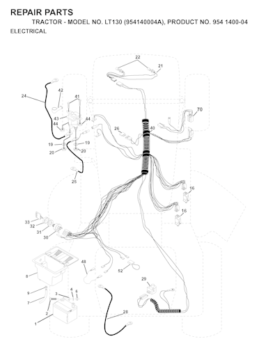Husqvarna Gartentraktoren LT130, 954140004A, 1997-01