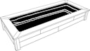 Ubbink Set Quadro Wood V Mirror - Holzverkleidung
