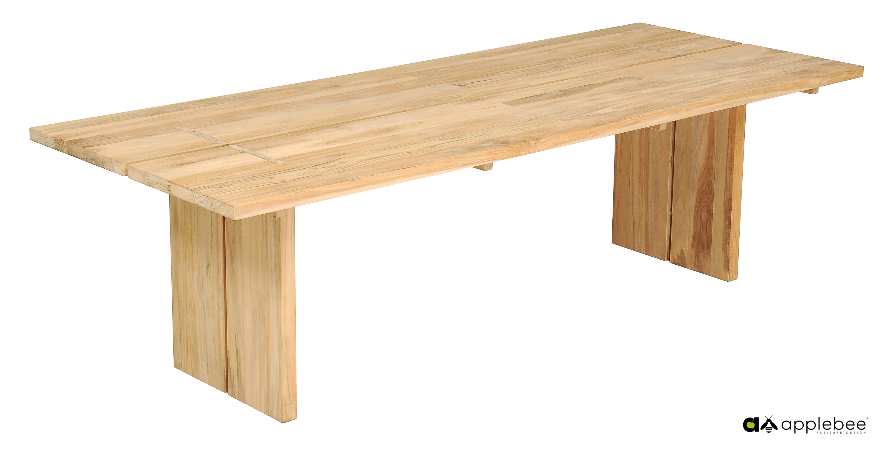 Apple Bee Esstisch JOIE DE VIVRE 200 x 100 cm, Teak - Abverkauf