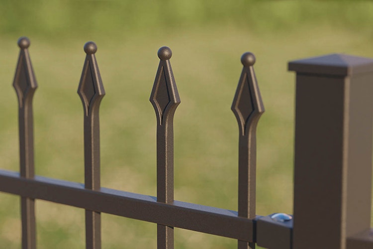 dz Schmuckzaunset Residenz select+ ZERMATT mit Pfosten RS+