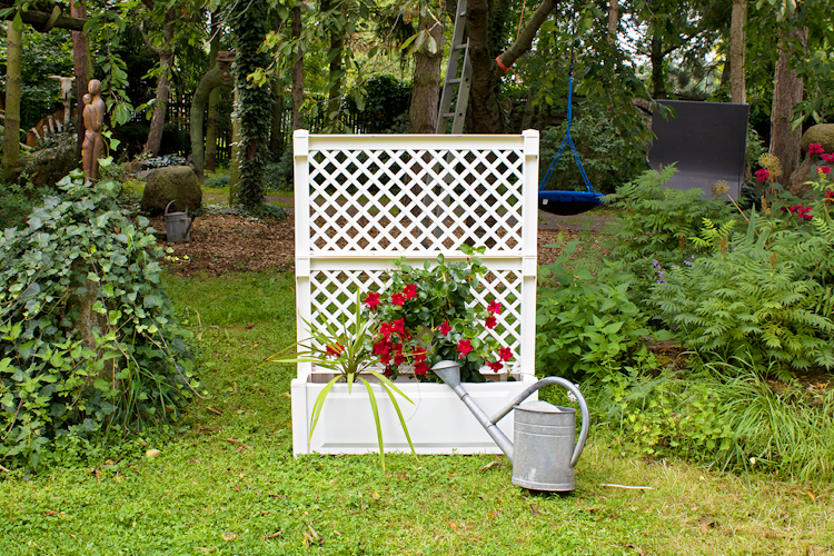 KHW Pflanzkasten groß mit Zentralspalier (2-tlg.) 100 cm