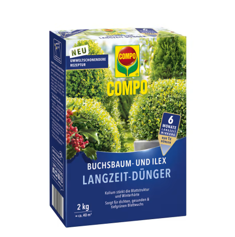 COMPO Buchsbaum- und Ilex Langzeit-Dünger 2 kg