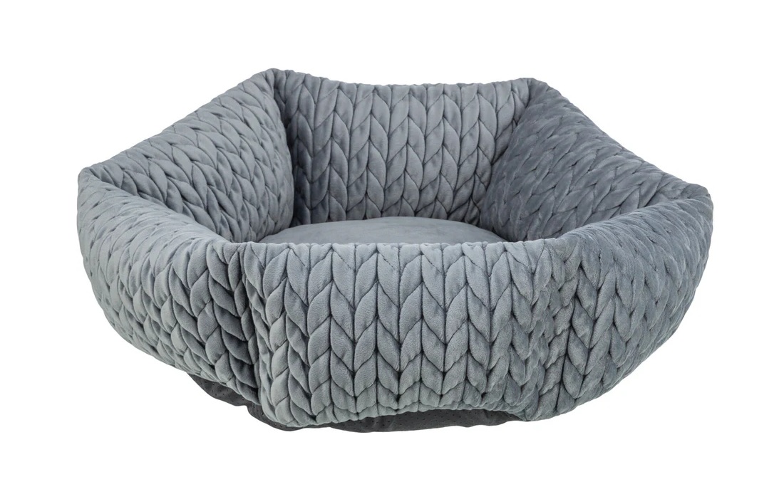 TRIXIE Bett Livia, rund, ø 50 cm, grau