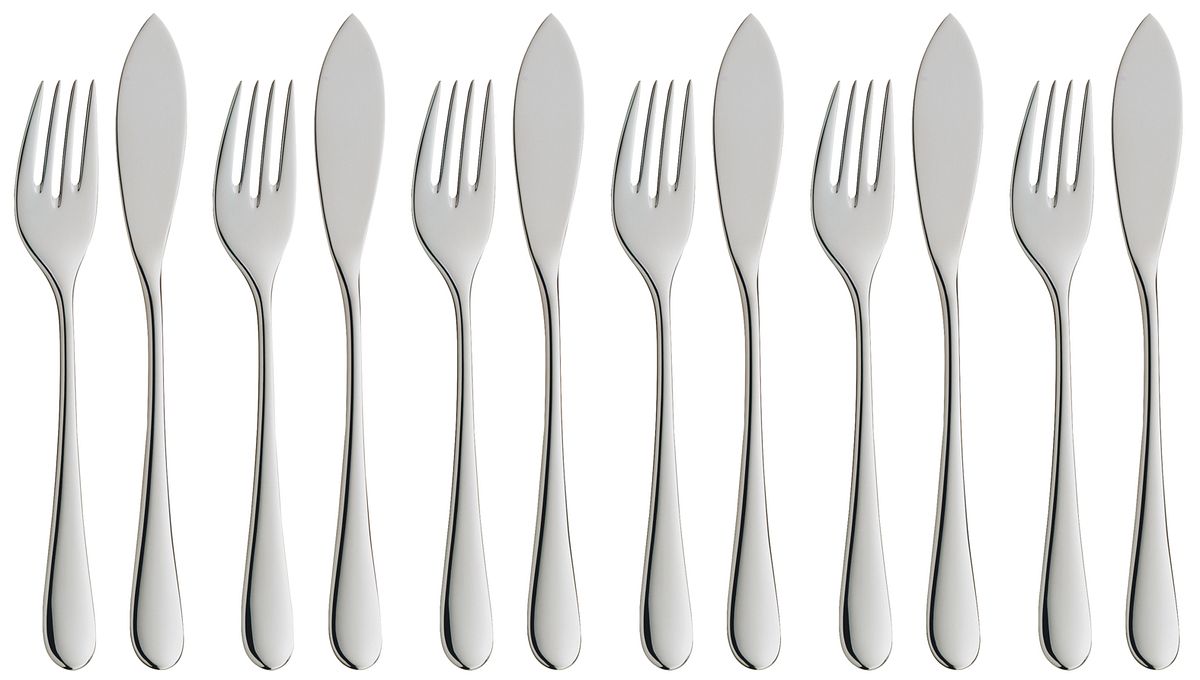 WMF Fischbesteck-Set 12-teilig Merit Cromargan protect® - Image 1