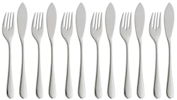 WMF Fischbesteck-Set 12-teilig Merit Cromargan protect®