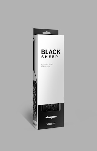Microplane 2-Wege Schneide BLACK SHEEP Black Steel