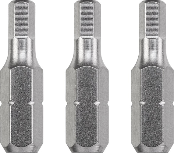 kwb 3 Bits 25mm Hex 3.0mm Indus SB 121403