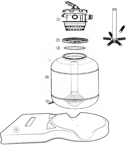 Summer Fun Sandfilteranlage SF 122 für bis 20 m³