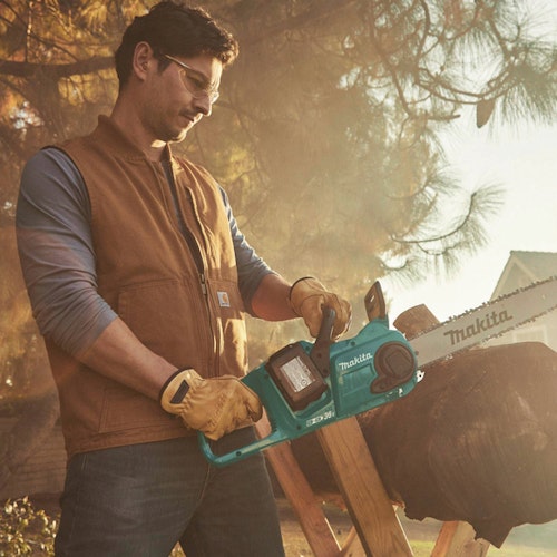 Makita Leder Arbeitshandschuhe P-84626 Gr. M(8)