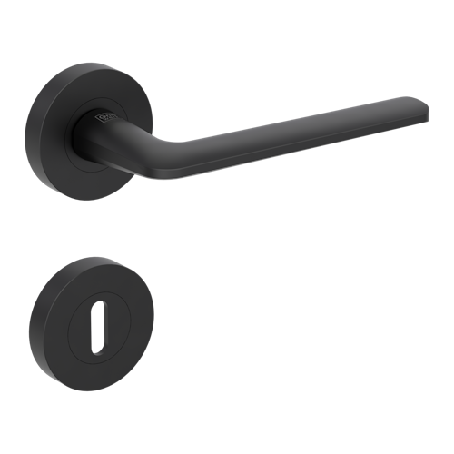 Griffwerk Türgriff REMOTE Schraubtechnik rund -GK4- Samtgrau, Kaschmirgrau, Graphitschwarz