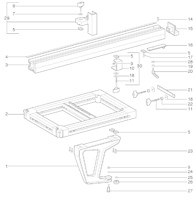 Metabo QUERTISCH MIT ANSCHLAG