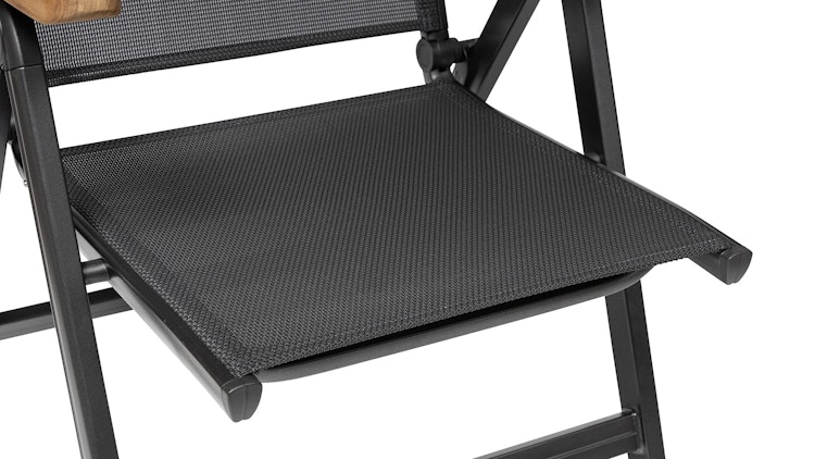 Kettler Multipositionssessel GRANADA, Aluminium Anthrazit / Outdoorgewebe Anthrazit