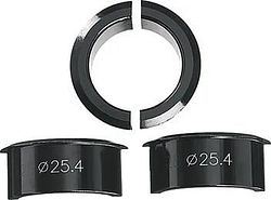 ErgoTec Reduzierhülse 31,8 mm auf 25,4 mm schwarz