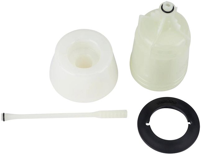 Shimano Entlüftungs-Kit TL-BR 001/002/003 transparent,schwarz Trichter M7, Renn (TL-BR002)