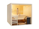 Vorschaubild Infraworld Sauna Panorama Complete 210 Espe - 75 mm Multifunktionssauna inkl. 5-teiligem gratis Zubehörset