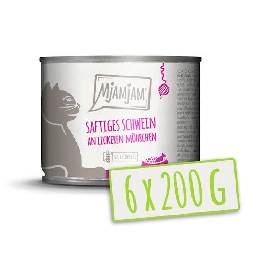 MJAMJAM 200 Gramm Katzennassfutter