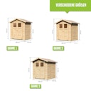 Vorschaubild Karibu Eco Gartenhaus Gerätehaus Dahme 0/1/2/3 - 14 mm