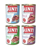 RINTI Kennerfleisch Dose 24 x 800g Mixpaket (Kalb,Geflügelherzen,Wild,Schinken) HundenassfutterZubehörbild