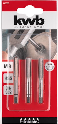 kwb HSS GW-Bohrersatz 3-tlg M 8 SB 443308