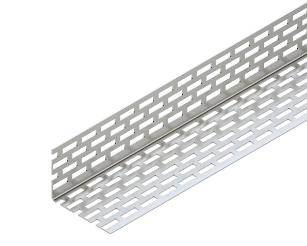 OSMO Fassade ZUB Alu Lüftungswinkel  0,7 mm beidseitig Lochung 92/139 cm²/lfm VE 1 Stk.