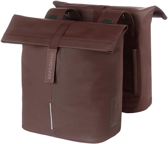 Basil City Double Pannier Bag Doppeltasche braun roasted brown MIK