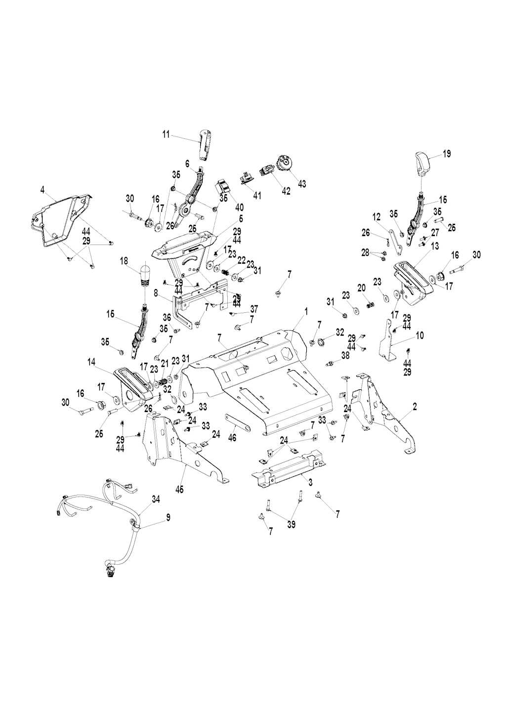Explosionszeichnung Ersatzteile