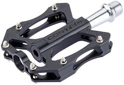 CONTEC Pedal Blade 9/16 Zoll schwarz/silber