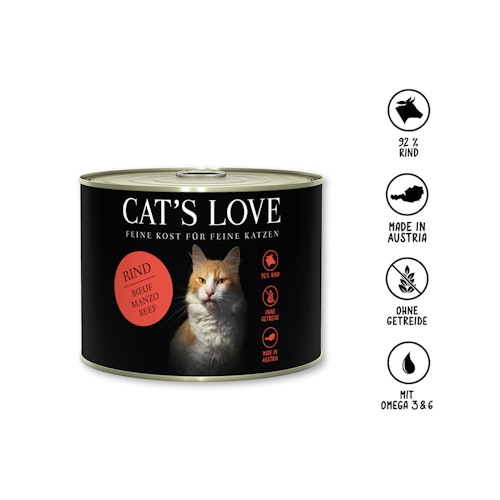Cat's Love Adult 200g Dose Katzennassfutter
