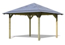 Vorschaubild Karibu 4-Eck Pavillon Cordoba kesseldruckimprägniert