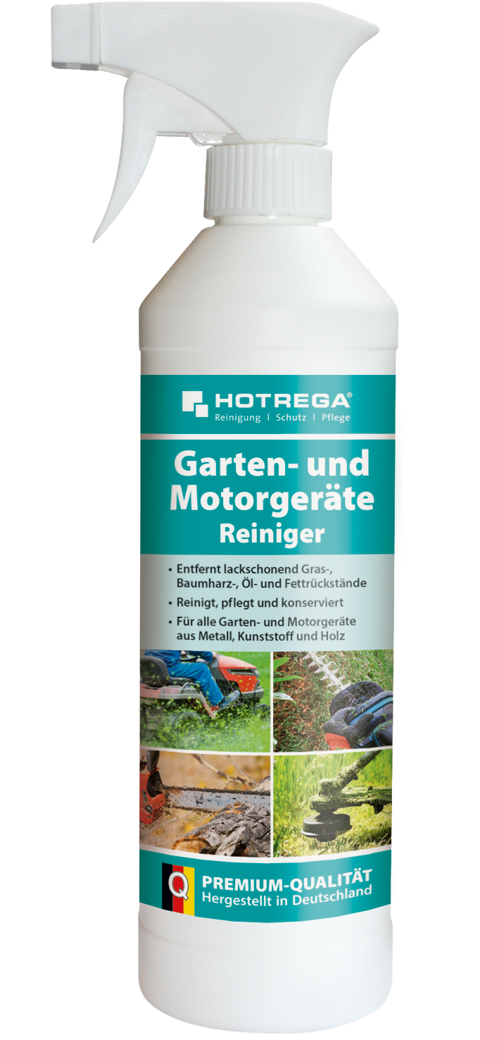 Hotrega Garten- und Motorgeräte-Reiniger 500ml Sprühflasche