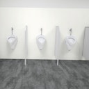 Vorschaubild Revét Vinyl Wandfliese Weiß Hochglanz 120 x 60 cm