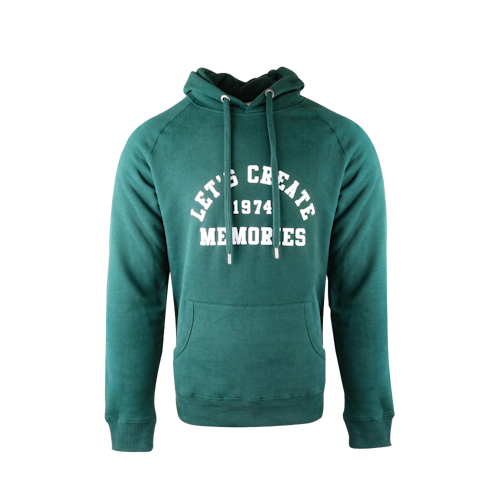 Big Green Egg Hoodie - Lets create - Grün
